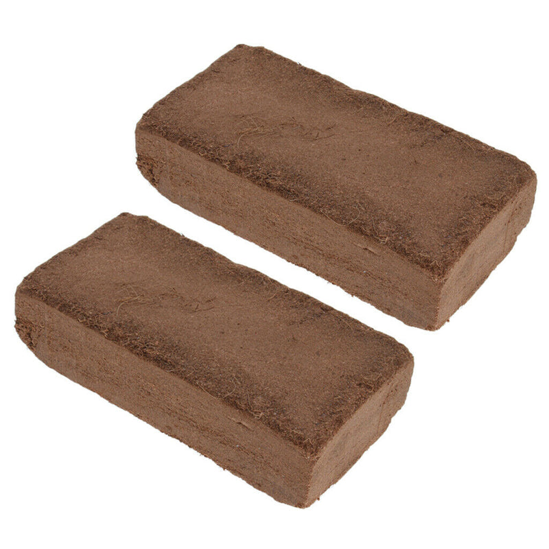 2Pcs Reptile Lizard Tree Frog Spider Centipede Coconut Shell Powder Bedding