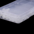 150Pcs M2 M2.5 M3 M4 M5 Nylon Hex Screw Bolt Nut Washer Assortment Kit  BX