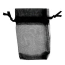 100Pcs bags / pouches made of Organza cord sliding clamp - for wedding, jew