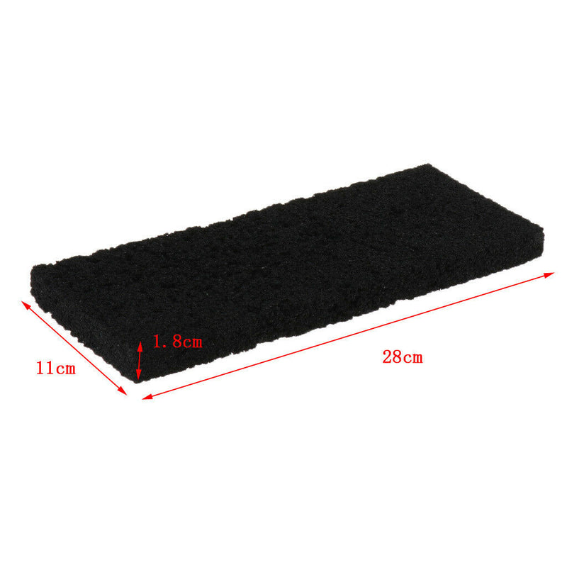 Aquarium Filter Super Activated Carbon Media 28x11x1.8cm Bio-Filter Board