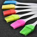 6pcs Silicone Brush, Reusable and Baking Brush for Indoor Outdoor BBQ Works on