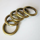 10Pcs Wholesale Round Push Gate Snap Open Hook Spring Ring Key Chain Camping