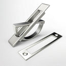 Hidden Door Cabinet Handle Zinc Alloy Recessed Flush Pull Cover Floor Knob New