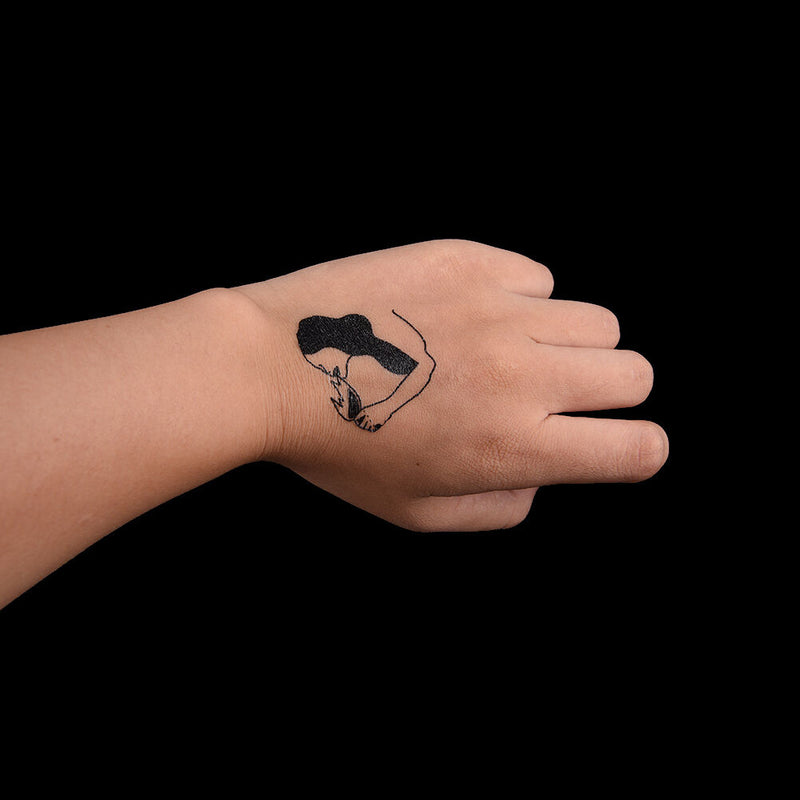 1XMakeup Drinking Women Tattoo Arm Body Art Waterproof Temporary Tattoo Stick Ew