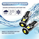 10pcs T10 1W 3030 3SMD Canbus Car LED Reading License Light Bulbs (White)