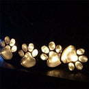 4 Solar Cat Animal Paw Lights Garden Lantern LED Path Lamp/Warm Color A