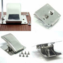 Stainless Steel Fillet Clamp fish Cleaning Board Deep jaw Clip & Screws U5G1