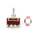 Toggle Switch 3 Position 12 Pin 4PDT ON-OFF-ON 10A/380VAC 15A/250VAC  JR BX