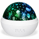 Star Projector Light, Night Lamp Romantic Rotating Sea Animals Star Moon Co