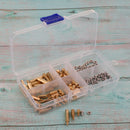 124 Pcs/Lot M2.5 Hex Brass Spacer Standoff Screw DIY Accessories Tool for