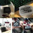 100W 12V Energy Saving PTC Car Fan Air Heater Constant Temperature Heaters H Nw