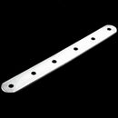 195mm x 20mm Straight Repair Joining Mending Flat Plate Brackets 2pcs