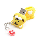 USB Flash Drive, Cute Animal Cartoon Novelty Design Memory Stick Drive 128M