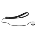 Black Lens Cap Holder Strap for Nikon D300 D60 D90 Canon 5D 450D 500D 550D 1000D