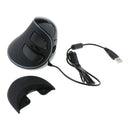 USB Wired High-Precision Optical Vertical Mouse with Adjustable DPI and RGB