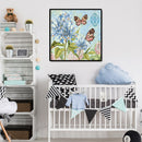 5D DIY Diamond Painting Flower Butterfly Full Round Embroidery Kit (LG126)