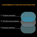 Car Rearview Mirror Glass Film Waterproof Anti-Fog Rain-Proof Window Membrane J8