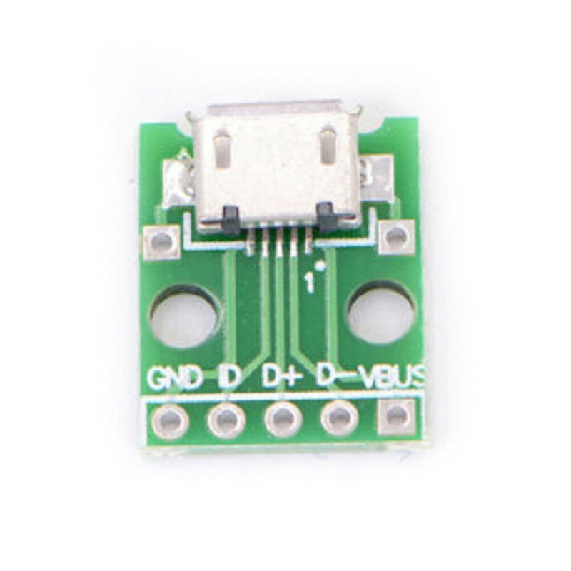5PCS mini USB to DIP Adapter Converter for 2.54mm PCB Board DIY Power Supply  Gw