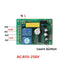 2Pcs AC 220V RF 433Mhz Wireless Remote Controls Switch 2CH Relay Receiver Module