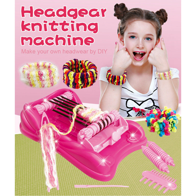Hairband Machine Girls Bracelet Headwear Knitting Maker Machine Pretend Play