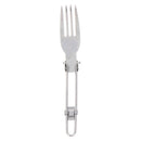 3Pcs StainlessSteel Folding Picnic Cutlery Set KnifeFork Spoon Utensil CampingBX