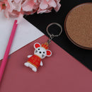 Lucky mouse keychain Keyring Fashion Pendant keychain New Year Gifts for Kid@J3C