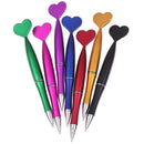 1PC 0.5mm Colorful Cute Heart Ballpoint Pens School Office Supplies Black I_JC3C
