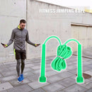 Skipping Rope PVC Adjustable Jump Rope Training Exercise Equipment (Green)