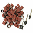 66 Pcs Drum Sanders Set Including 60 Pcs Sanding Bands and 6 Pcs Drum Mandr H5T3