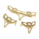3 Pcs / Set Metal Alto Saxophone Sax Repair Kits Protective Key Protection