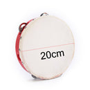 8" Musical Tambourine Tamborine Drum Round Percussion Gift for KTV Party M&O