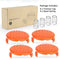 8-Pack RC-100-P Replacement Spool Cap Covers and Spring for Black-Decker AF