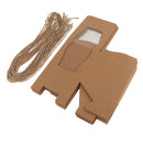 36 Packs 3.5 X 3.5 X 3.5 '' Kraft Bakery Box with Gift Boxes in