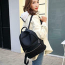 Casual Ladies Backpack Black Waterproof Nylon Bag Girl Fashion Travel Backp