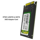 KT041 mSATA to SATA 3.0 Converter Card Desktop 51 X 30mm SSD Adapter Module A
