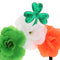 Green Shamrock Headband Saint Patrick Day Irish Pride Day Parade Dress Up