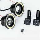 2pcs 2.5" Car COB Halo Ring LED DRL Projector Len Fog Driving Light SUV new