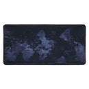World Map Natural Rubber Large Gaming Mouse Pad Computer Keyboard Mat (S) A