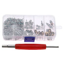 135 Pcs Auto Air Conditioning A/C Valve Core R134 Remover Assortment Kit Fo G7D2