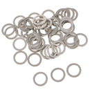 50pcs Engine Oil Drain Plug Metal Crush Washer Seal O-Ring Gasket for Mazda
