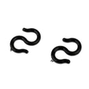 100 Pieces Housing Guide S Buckle Black Bike Cable Clamp