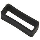 Black Watch Strap Retaining Hoop Loop Rubber Retainer Buckle Holder 24mm K2T6