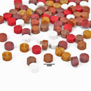 100pcs Retro Octagon Sealing Wax Grain Fire Painting Pill Stamping Envelope