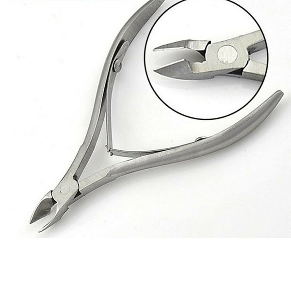 3Pcs Cuticle Remover Spoon Pusher Nipper Cutter Clipper Trimmer Nail Tools Set