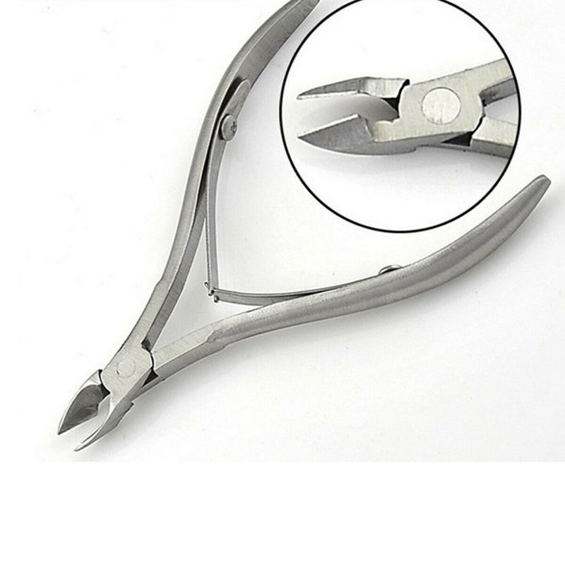 3Pcs Cuticle Remover Spoon Pusher Nipper Cutter Clipper Trimmer Nail Tools Set