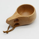 Portable Wooden Mug Wooden Handmade Milk Coffee Beer Drinking Mug Party Mug C9W9