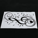 Beat Note music wall art stickers,vinyl wall stickers music decor,Graphic A R2D5
