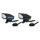 2Pcs   USB   LED      Headlight   Night   Light   Horn   Waterproof   Bike