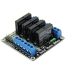 1pcs 5V DC 4 Channel SSR 2A Solid-State Relay module High Level for arduino New