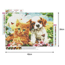 5D DIY Full Drill Diamond Painting Cross Stitch Embroidery Kit (Dog 02)